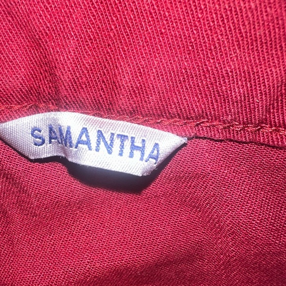 Bandolino Red Samantha Mid-Rise Straight Leg Jeans Size 14 - Picture 12 of 13